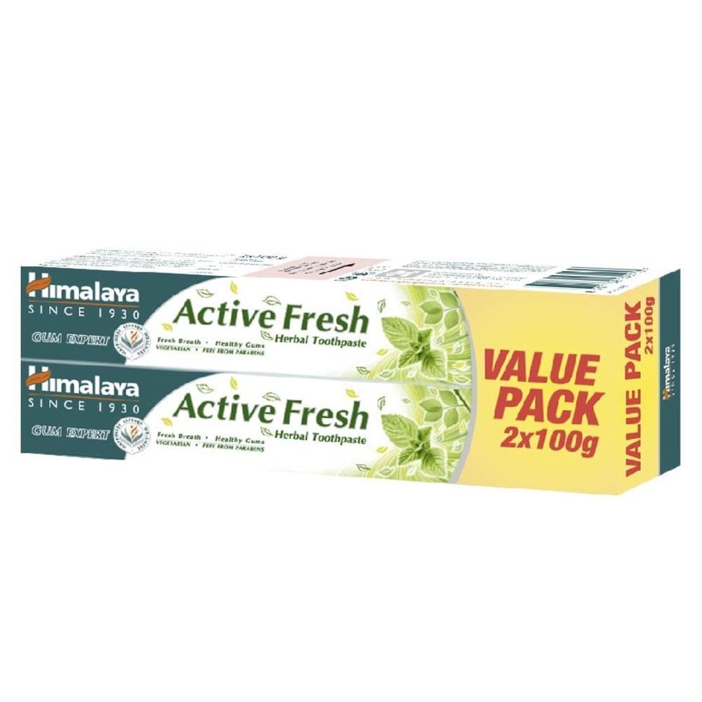 Himalaya Active Fresh Herbal Toothpaste 100g x 2s