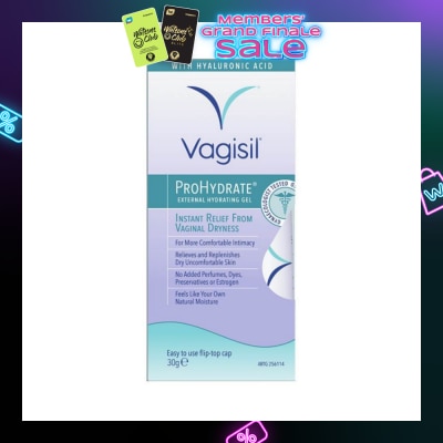 VAGISIL® Prohydrate External Hydrating Gel (Relieve & Replenish Dry Uncomfortable Skin) 30g