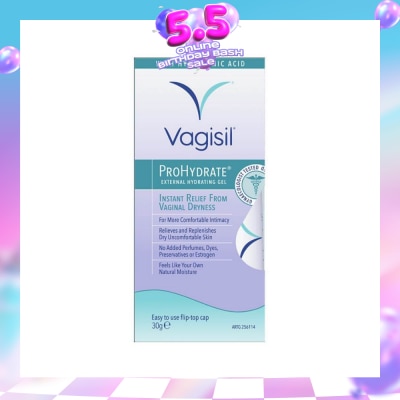 VAGISIL® - Prohydrate External Hydrating Gel (Relieve & Replenish Dry Uncomfortable Skin) 30g