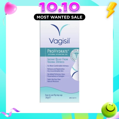 VAGISIL® Prohydrate External Hydrating Gel (Relieve & Replenish Dry Uncomfortable Skin) 30g image