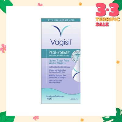 VAGISIL® Prohydrate External Hydrating Gel (Relieve & Replenish Dry Uncomfortable Skin) 30g