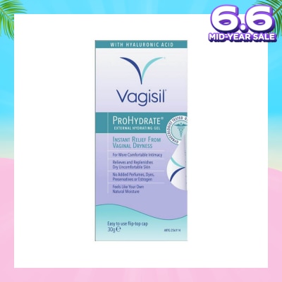 VAGISIL® Prohydrate External Hydrating Gel (Relieve & Replenish Dry Uncomfortable Skin) 30g