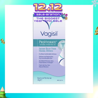 VAGISIL® Prohydrate External Hydrating Gel (Relieve & Replenish Dry Uncomfortable Skin) 30g