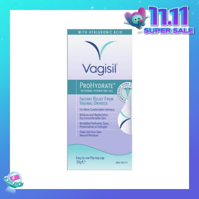 VAGISIL® Prohydrate External Hydrating Gel (Relieve & Replenish Dry Uncomfortable Skin) 30g