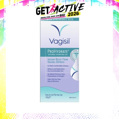 VAGISIL® - Prohydrate External Hydrating Gel (Relieve & Replenish Dry Uncomfortable Skin) 30g image