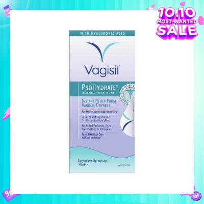 VAGISIL® Prohydrate External Hydrating Gel (Relieve & Replenish Dry Uncomfortable Skin) 30g