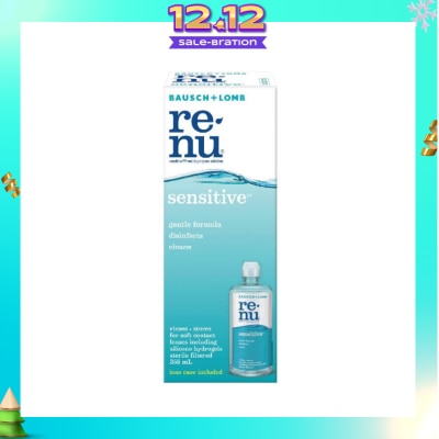 BAUSCH + LOMB Renu Sensitive Multi-Purpose Solution 355ml (Expiry: April`2026)