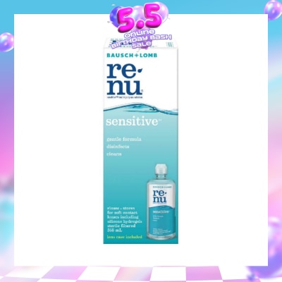 BAUSCH + LOMB - Renu Sensitive Multi-Purpose Solution 355ml