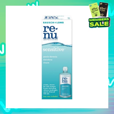 BAUSCH + LOMB Renu Sensitive Multi-Purpose Solution 355ml (Expiry: April`2026)