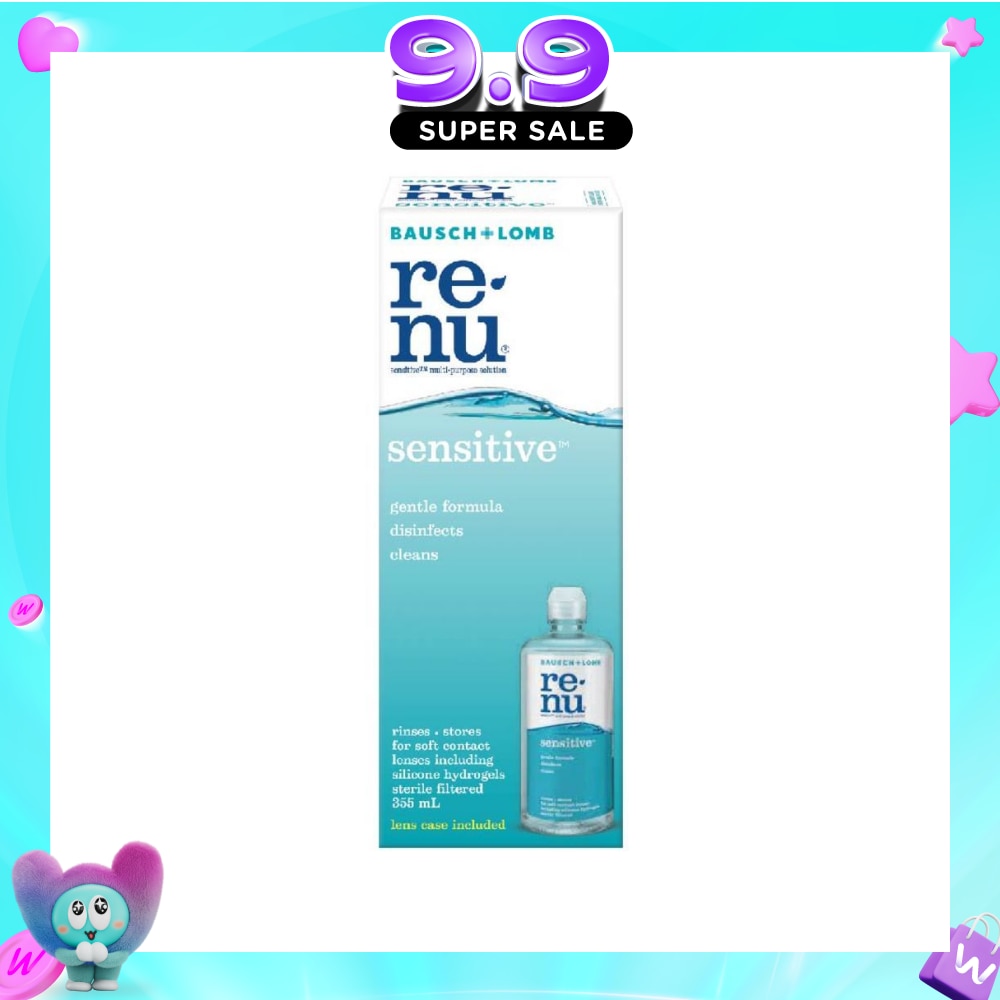 Renu Sensitive Multi-Purpose Solution 355ml (Expiry: Jul`2027) image