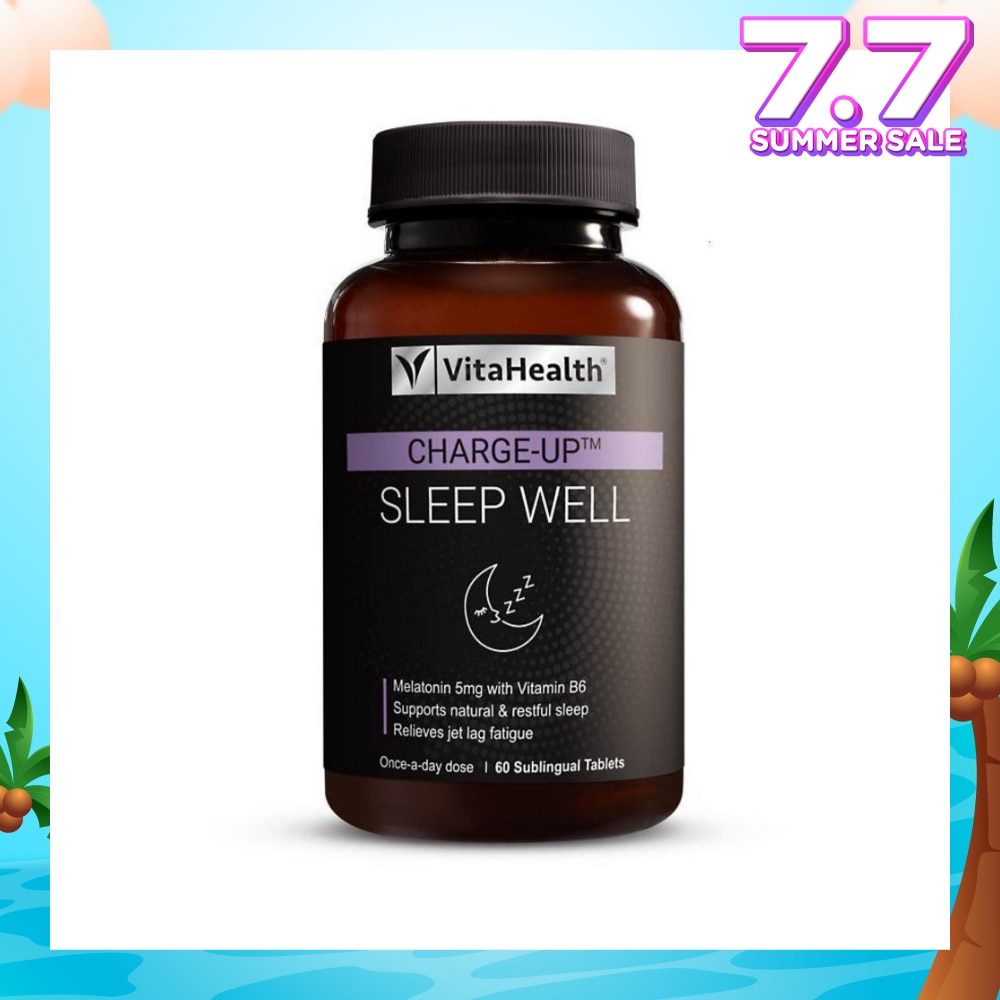Melatonin 5mg Sublingual Tablets (Relieves Jet Lag Fatigue Supports Restful Sleep & Immune Function) 60s