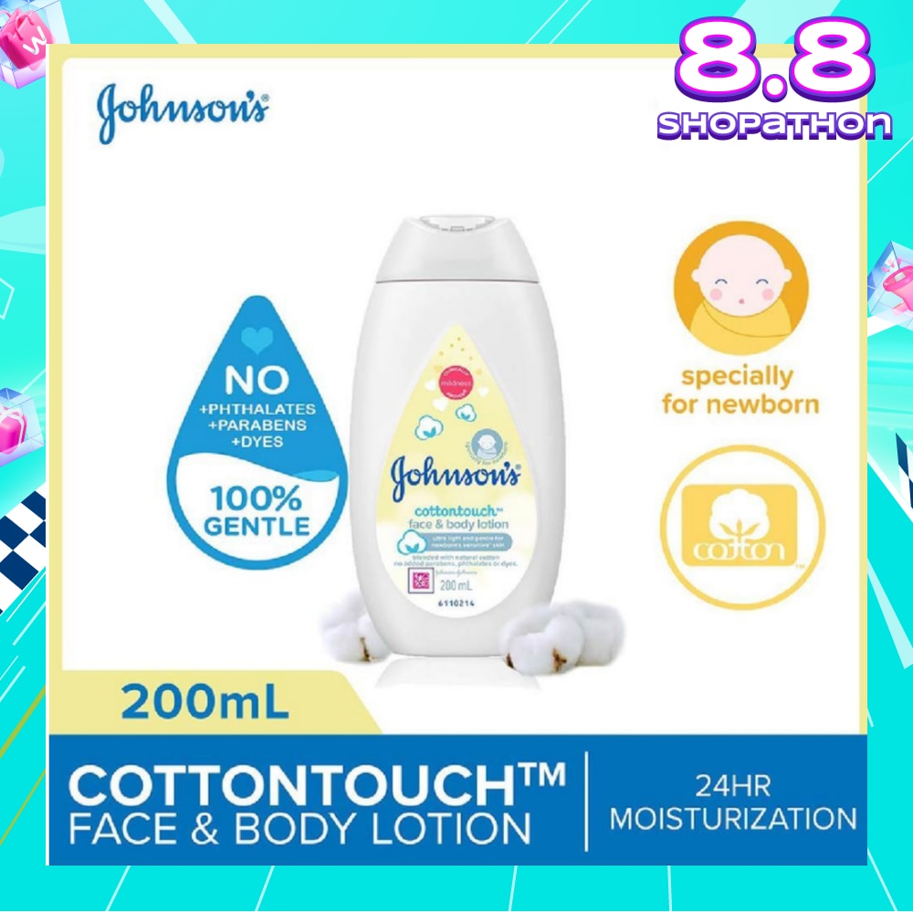 Baby Cottontouch Face And Body Lotion Blended With Natural Cotton (Specially For Newborn) 200ml