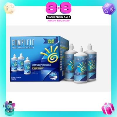AMO - Complete  Easy Rub MultiPurpose Solution 3x360ml