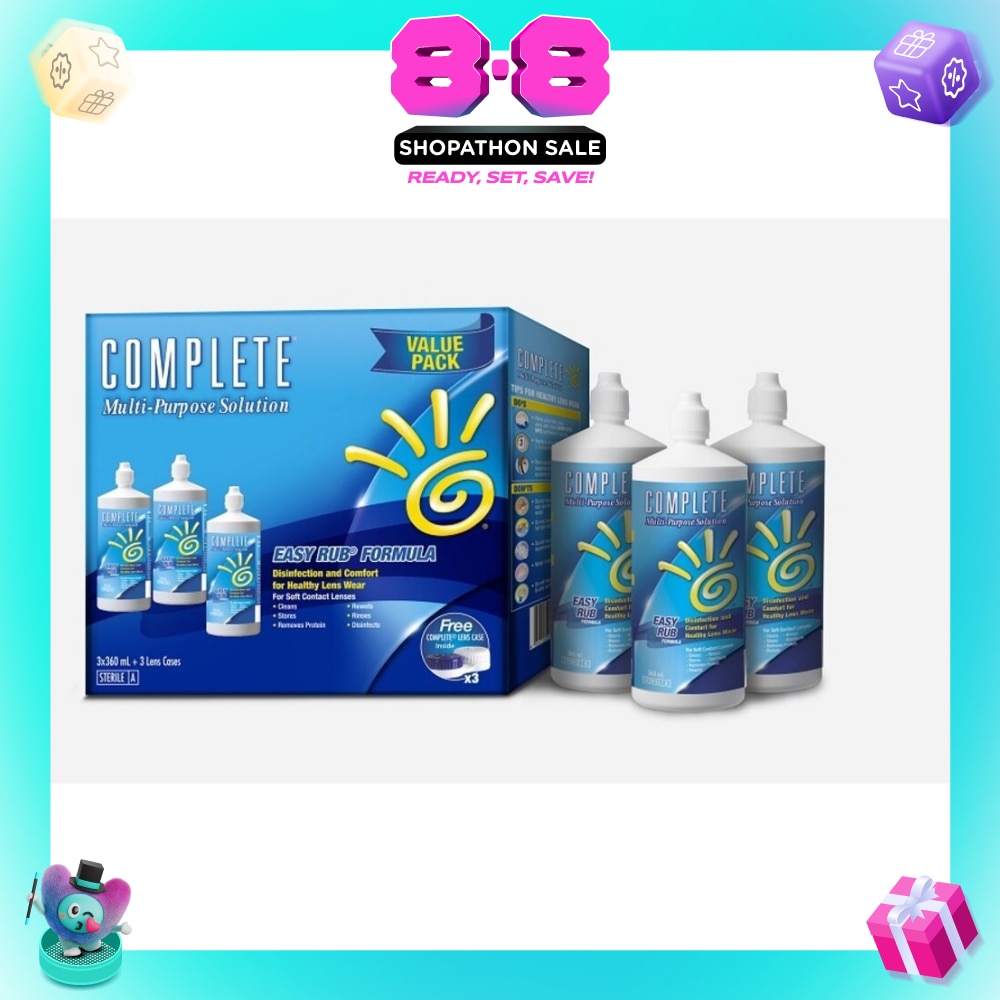 Complete Easy Rub MultiPurpose Solution 3x360ml