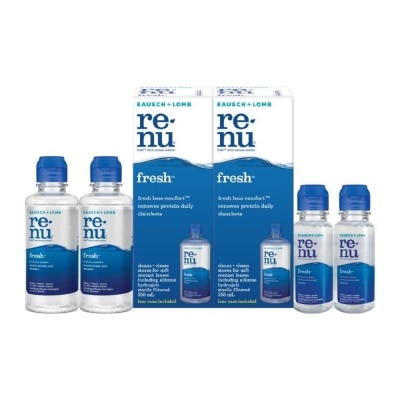 BAUSCH + LOMB Bausch + Lomb Renu Fresh Multi-Purpose Solution Twin Pack (355ml +120ml + 60ml)