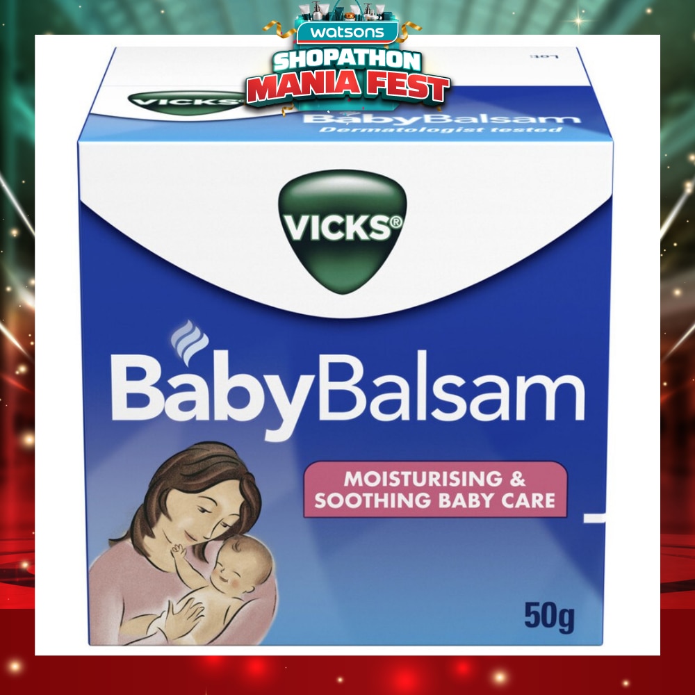 Vicks Baby Balsam Moisturising & Soothing Baby Care 50g