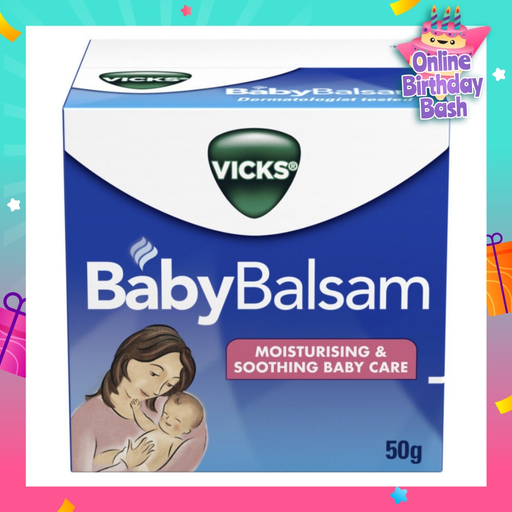 Vicks Baby Balsam Moisturising & Soothing Baby Care 50g