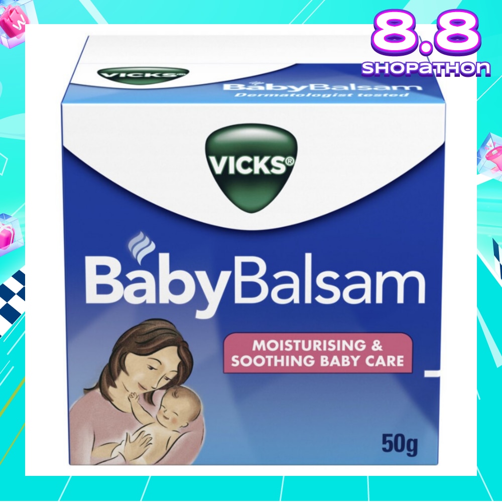 Vicks Baby Balsam Moisturising & Soothing Baby Care 50g