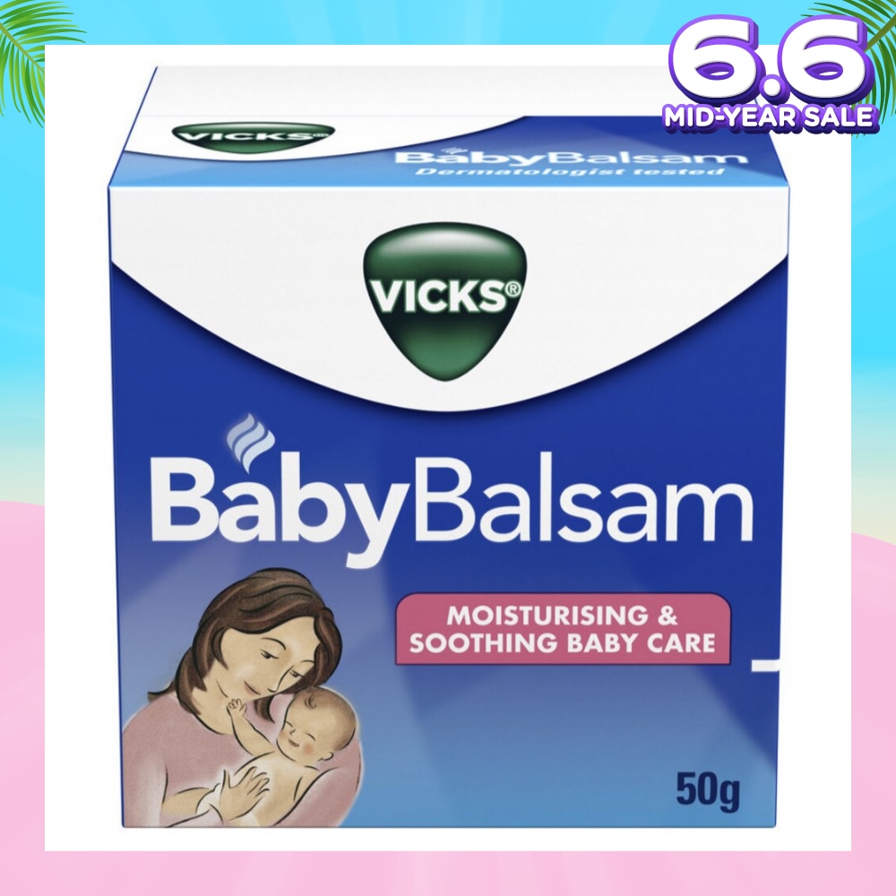 Vicks Baby Balsam Moisturising & Soothing Baby Care 50g