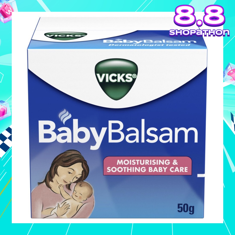 Vicks Baby Balsam Moisturising & Soothing Baby Care 50g