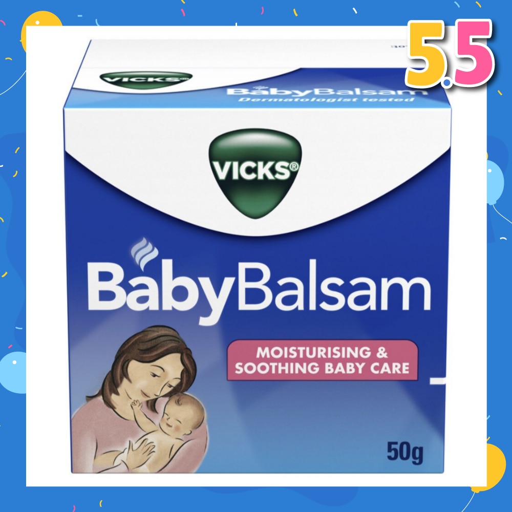 Vicks Baby Balsam Moisturising & Soothing Baby Care 50g