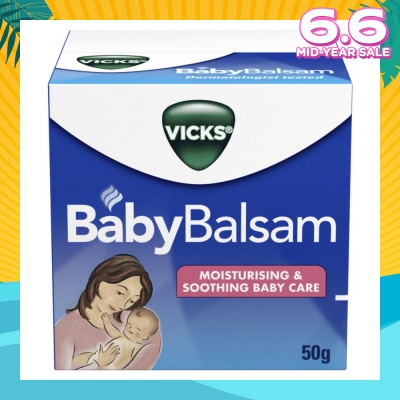 VICKS Vicks Baby Balsam Moisturising & Soothing Baby Care 50g