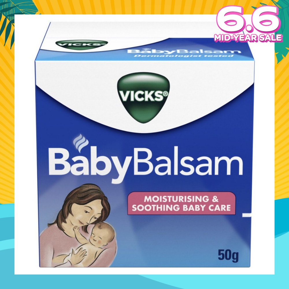 Vicks Baby Balsam Moisturising & Soothing Baby Care 50g