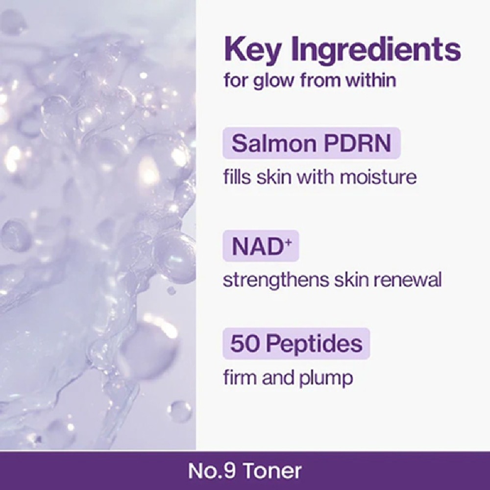 No.9 NAD+ PDRN Glow Boosting Toner 200ml