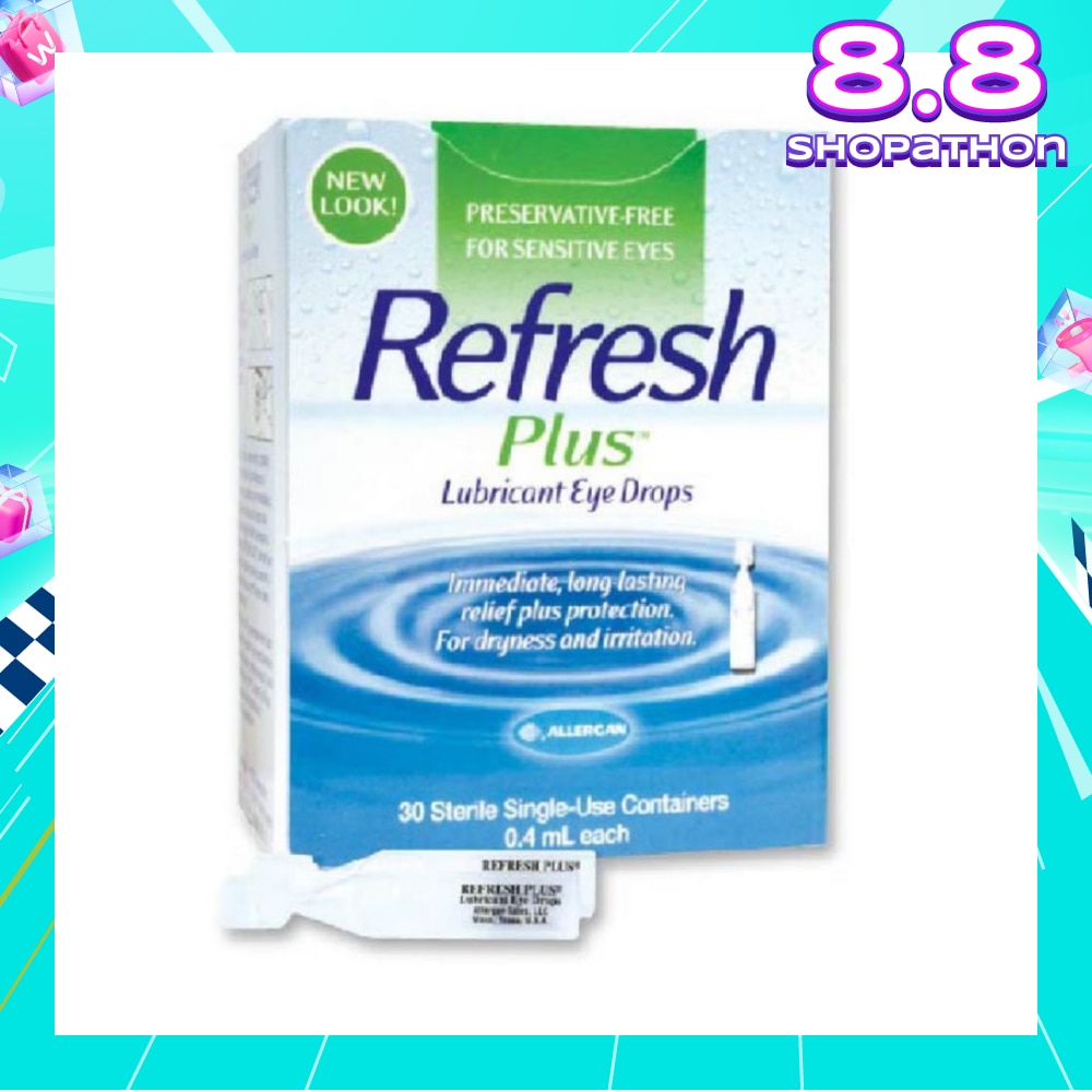 Plus Lubricant Eye Drops 0.4ml x 30s