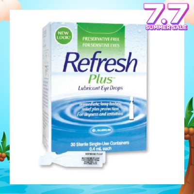 REFRESH Plus Lubricant Eye Drops 0.4ml x 30s
