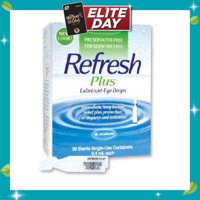 REFRESH Plus Lubricant Eye Drops 0.4ml x 30s (Expiry: May`2027) image