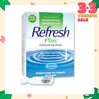 REFRESH Plus Lubricant Eye Drops 0.4ml x 30s