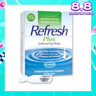 REFRESH Plus Lubricant Eye Drops 0.4ml x 30s