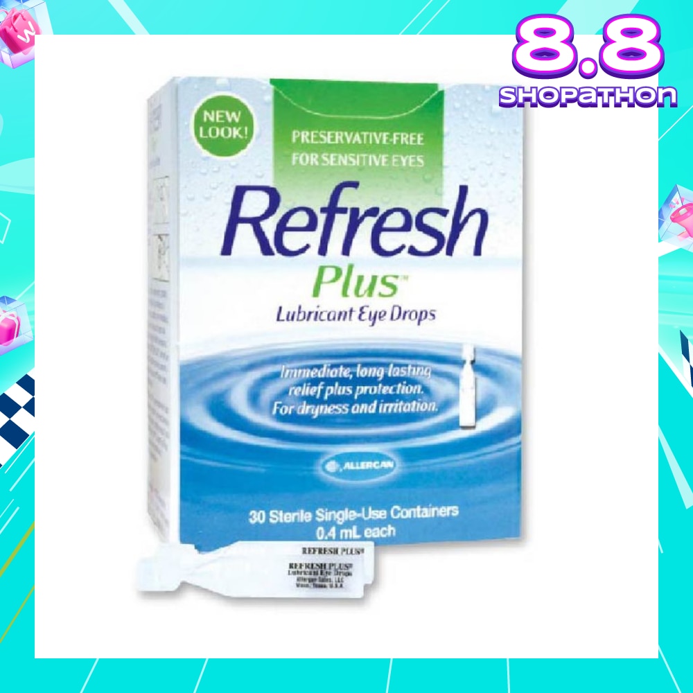 Plus Lubricant Eye Drops 0.4ml x 30s