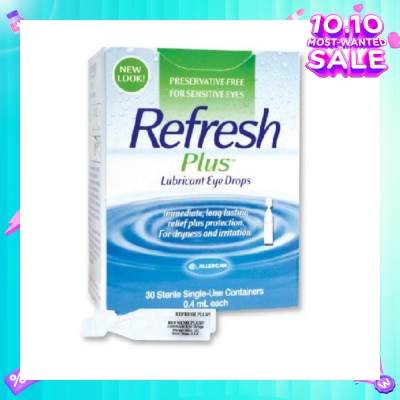 REFRESH Plus Lubricant Eye Drops 0.4ml x 30s