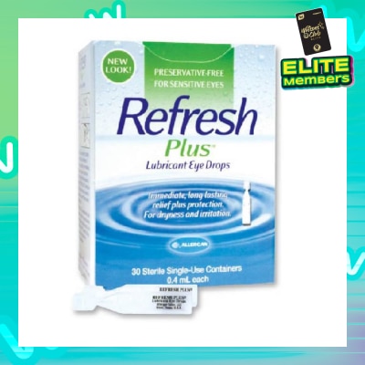 REFRESH Plus Lubricant Eye Drops 0.4ml x 30s