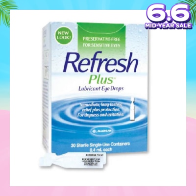 REFRESH Plus Lubricant Eye Drops 0.4ml x 30s