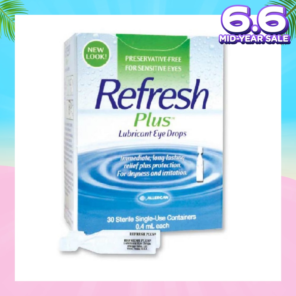 Plus Lubricant Eye Drops 0.4ml x 30s