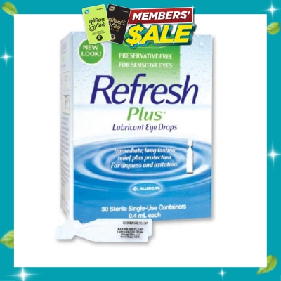 REFRESH Plus Lubricant Eye Drops 0.4ml x 30s (Expiry: May`2027) image