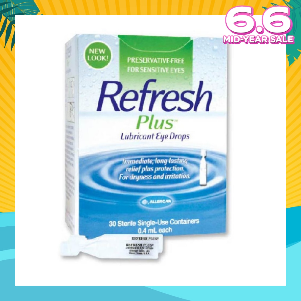 Plus Lubricant Eye Drops 0.4ml x 30s