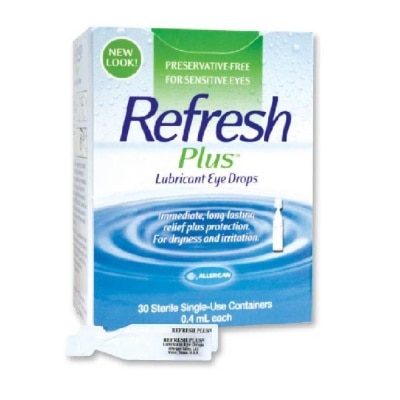 REFRESH Plus Lubricant Eye Drops 0.4ml x 30s