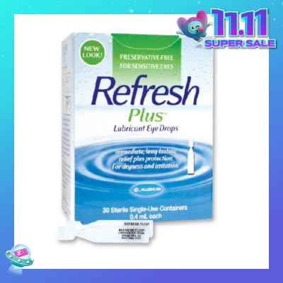 REFRESH Plus Lubricant Eye Drops 0.4ml x 30s