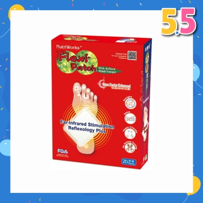 FLEXI-PATCH Detox & Circulation Patch (For Energize + Detox + Vegan Friendly) 20s