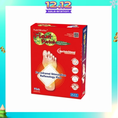 FLEXI-PATCH Detox & Circulation Patch (For Energize + Detox + Vegan Friendly) 20s