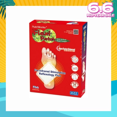 FLEXI-PATCH Detox & Circulation Patch (For Energize + Detox + Vegan Friendly) 20s