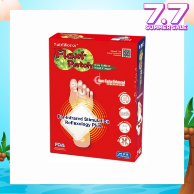 FLEXI-PATCH Detox & Circulation Patch (For Energize + Detox + Vegan Friendly) 20s