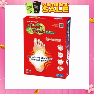 FLEXI-PATCH Detox & Circulation Patch (For Energize + Detox + Vegan Friendly) 20s