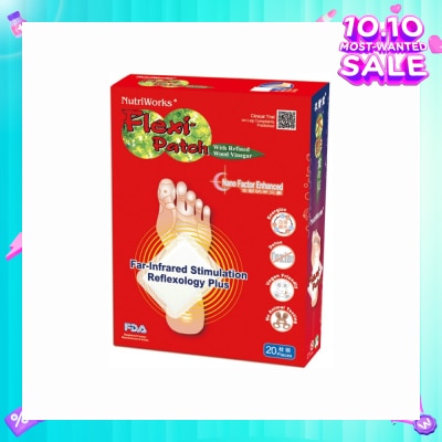 FLEXI-PATCH Detox & Circulation Patch (For Energize + Detox + Vegan Friendly) 20s