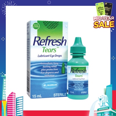 REFRESH Tears Eye Drops 15ml (Expiry: Feb`2026)