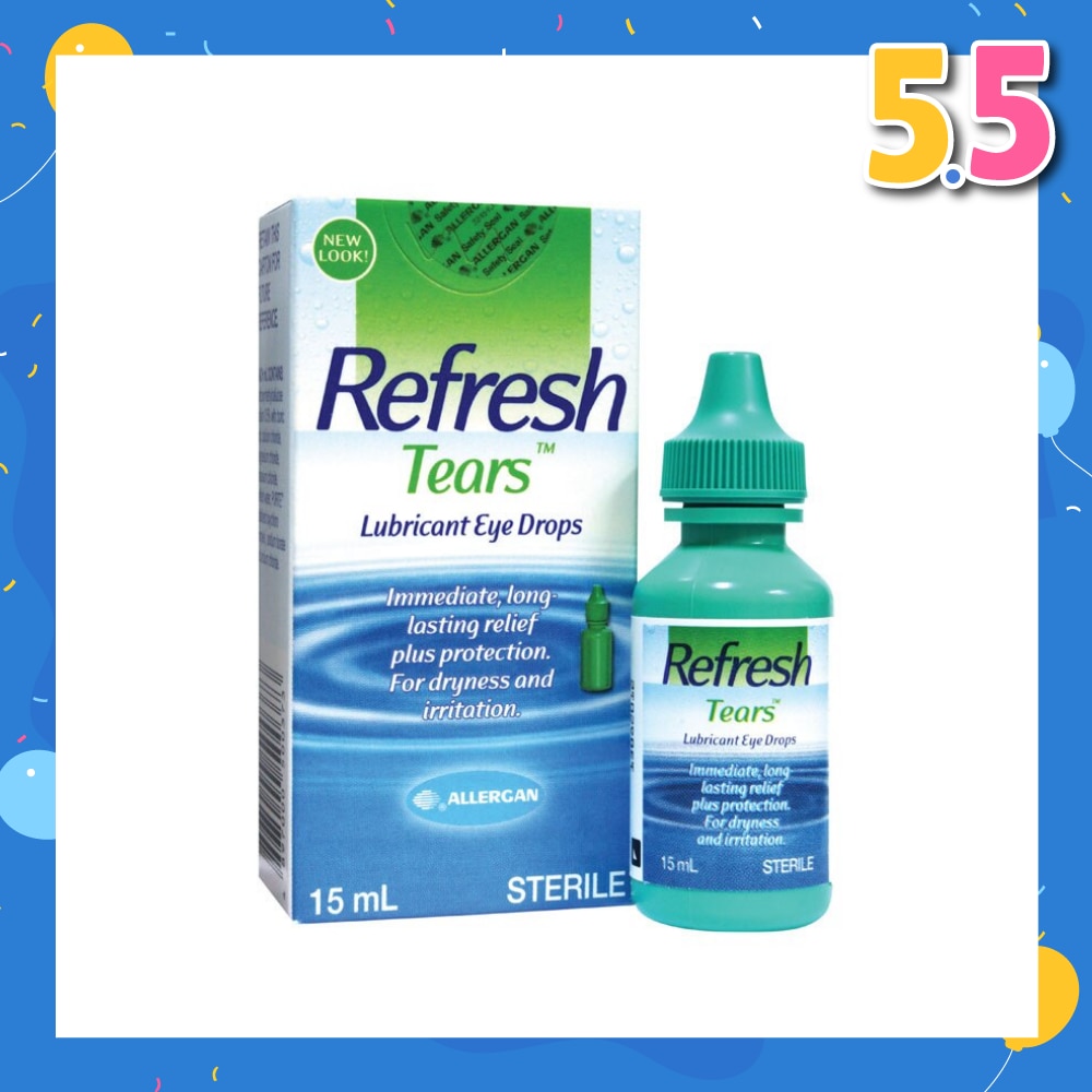 Refresh Tears Lubricant Eye Drops 15ml